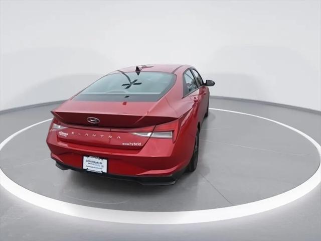 2023 Hyundai Elantra Hybrid Blue