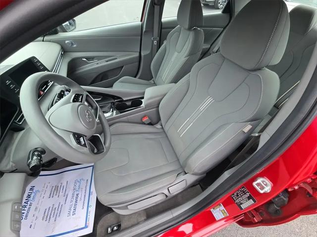 2023 Hyundai Elantra Hybrid Blue