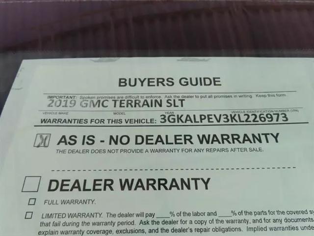 2019 GMC Terrain SLT