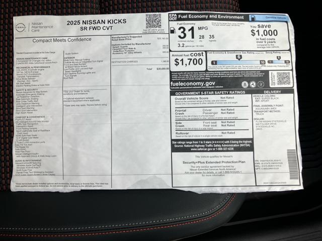 2025 Nissan Kicks SR FWD