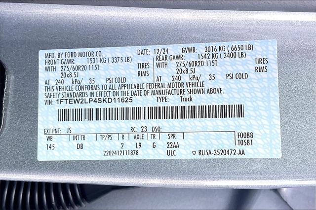 New 2025 Ford F-150 For Sale in Olive Branch, MS