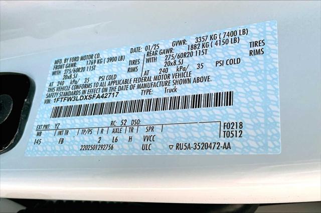 New 2025 Ford F-150 For Sale in Lubbock, TX