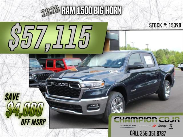 2025 RAM Ram 1500 RAM 1500 BIG HORN CREW CAB 4X4 57 BOX