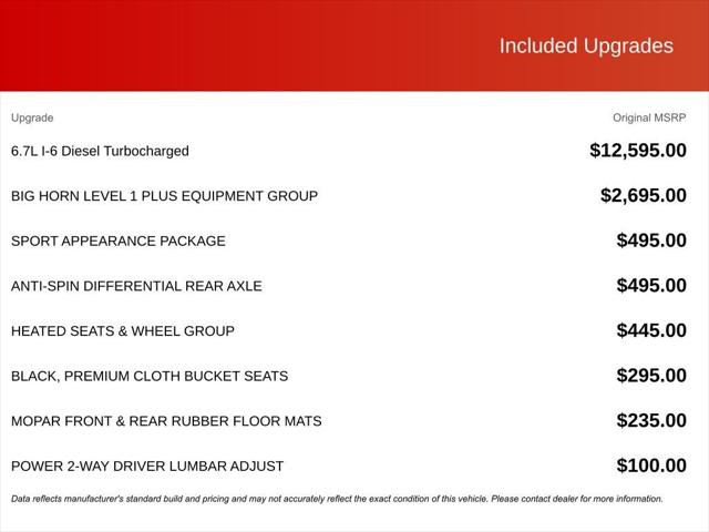 2025 RAM Ram 2500 RAM 2500 BIG HORN CREW CAB 4X4 8 BOX