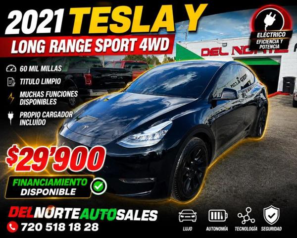 2021 Tesla Model Y Long Range Dual Motor All-Wheel Drive for sale in Denver, CO