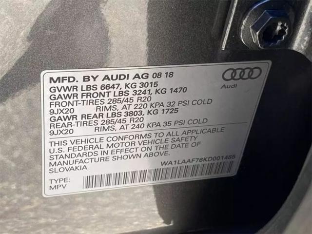 2019 Audi Q7 55 Premium