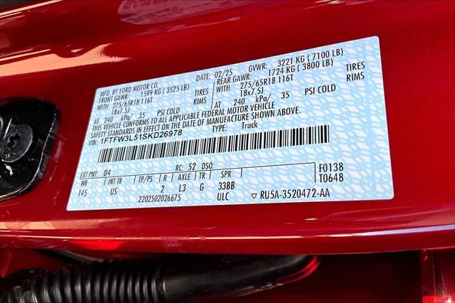 New 2025 Ford F-150 For Sale in Lubbock, TX