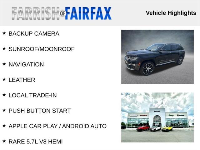 2022 Jeep Grand Cherokee Summit Reserve 4x4