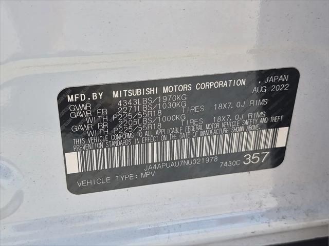 2022 Mitsubishi Outlander Sport 2.0 ES 2WD
