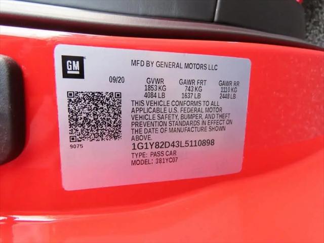 2020 Chevrolet Corvette Stingray RWD Coupe 3LT