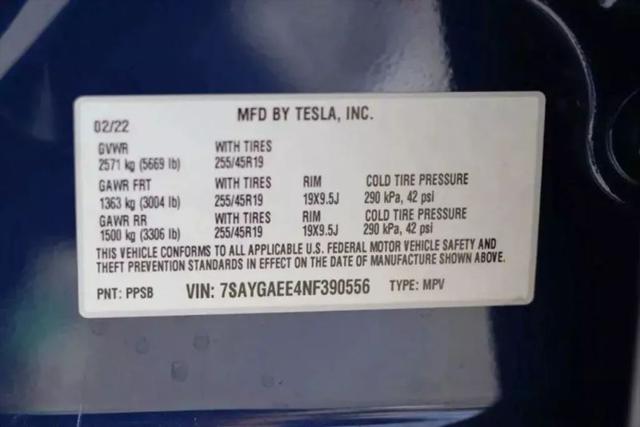 2022 Tesla Model Y Long Range Dual Motor All-Wheel Drive