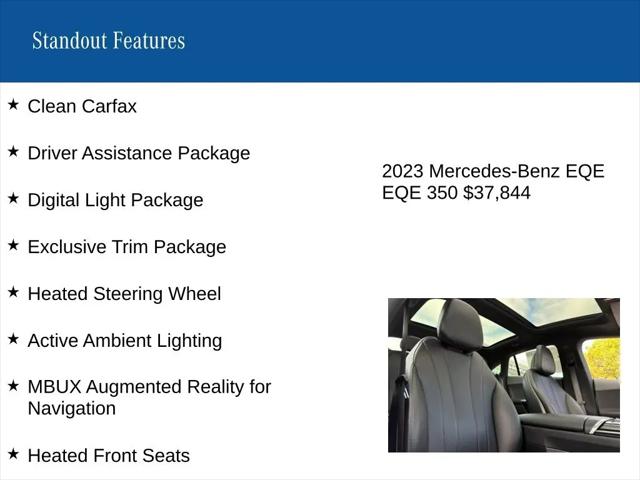 2023 Mercedes-Benz EQE 350 4MATIC