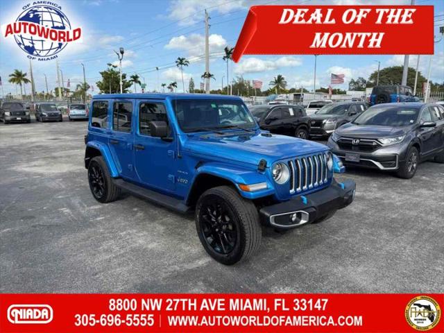 2022 Jeep Wrangler 4xe Unlimited Sahara 4x4 for sale in Miami, FL