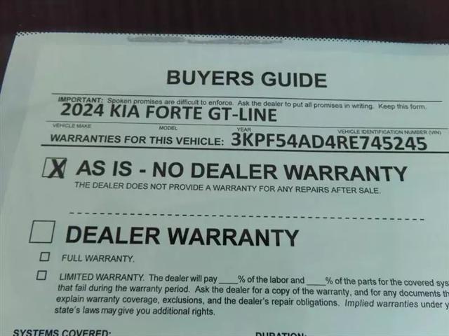 2024 Kia Forte GT-Line