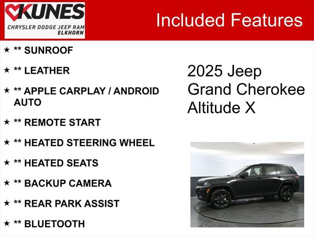 2025 Jeep Grand Cherokee GRAND CHEROKEE ALTITUDE X 4X4