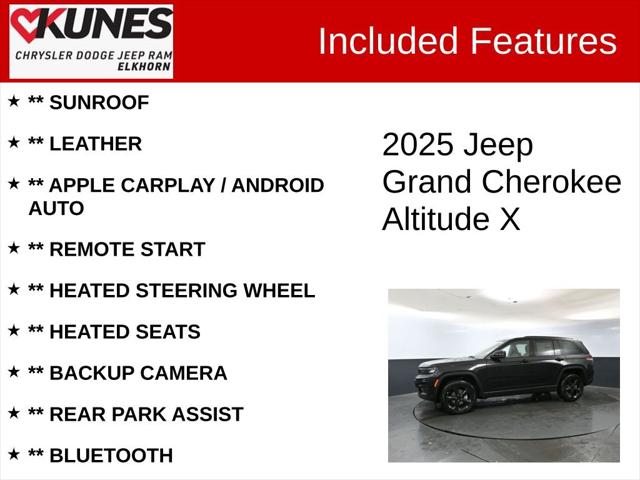 2025 Jeep Grand Cherokee GRAND CHEROKEE ALTITUDE X 4X4