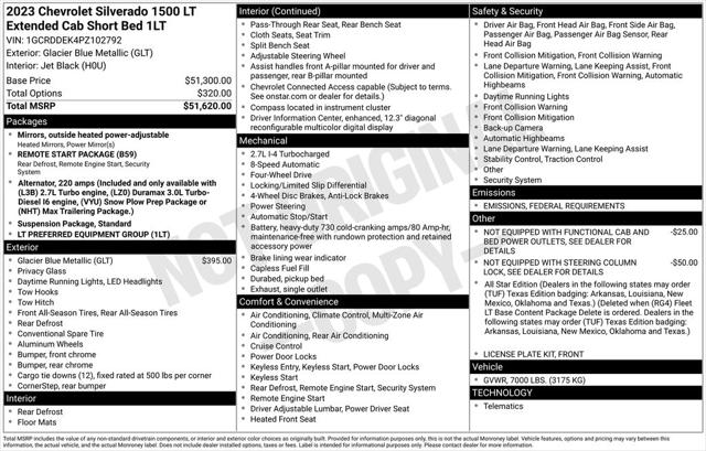 2023 Chevrolet Silverado 1500 4WD Double Cab Standard Bed LT