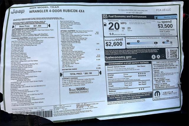 New 2025 Jeep Wrangler For Sale in Millington, TN