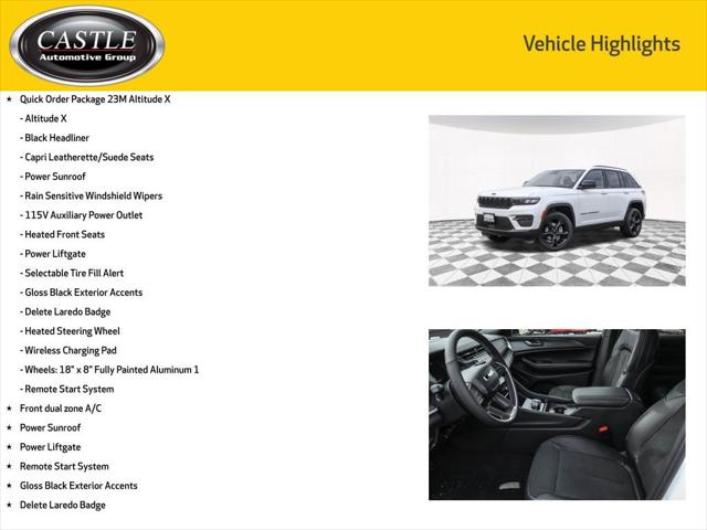 2025 Jeep Grand Cherokee GRAND CHEROKEE ALTITUDE X 4X4
