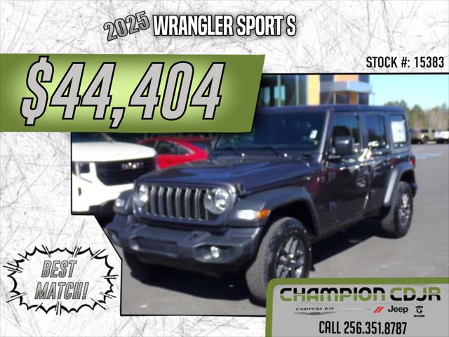 2025 Jeep Wrangler WRANGLER 4-DOOR SPORT S