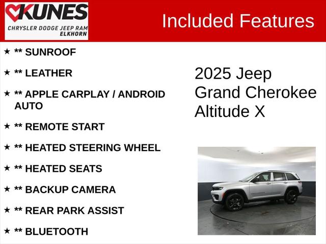 2025 Jeep Grand Cherokee GRAND CHEROKEE ALTITUDE X 4X4