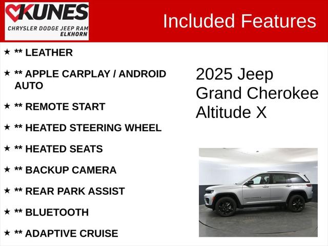 2025 Jeep Grand Cherokee GRAND CHEROKEE ALTITUDE X 4X4