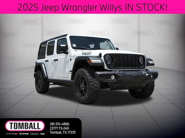 2025 Jeep Wrangler WRANGLER 4-DOOR WILLYS 2025 Jeep Wrangler WRANGLER 4-DOOR WILLYS