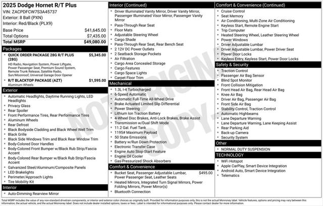 2025 Dodge Hornet HORNET R/T PLUS EAWD