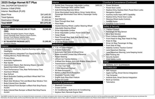 2025 Dodge Hornet HORNET R/T PLUS EAWD