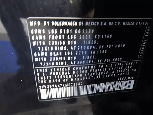 2019 Volkswagen Tiguan 2.0T SEL