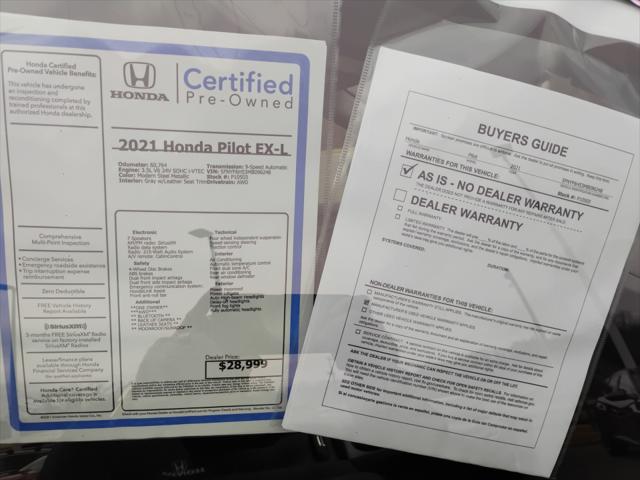 2021 Honda Pilot AWD EX-L