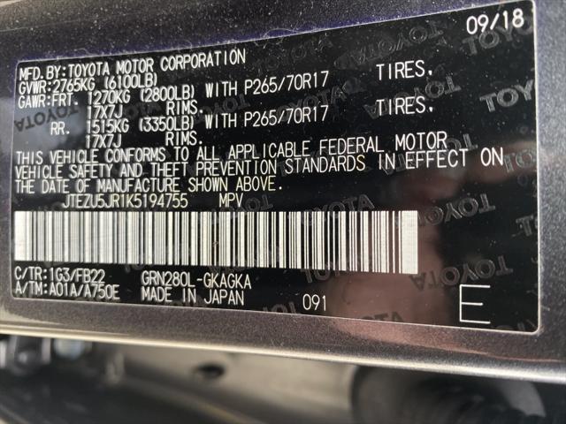 2019 Toyota 4Runner SR5