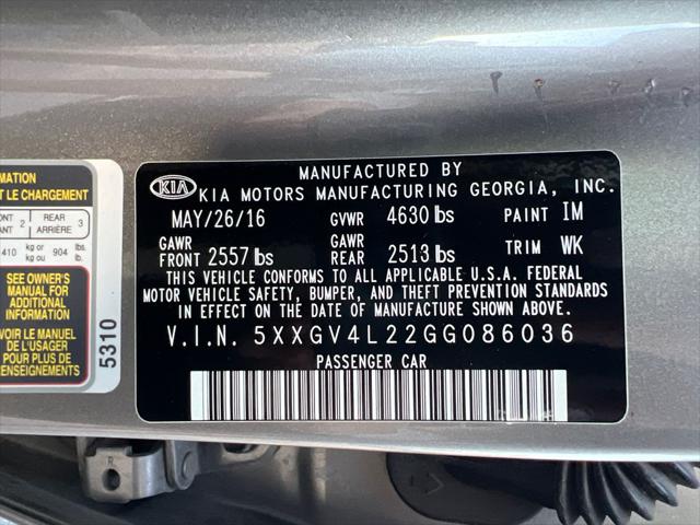 2016 Kia Optima SXL Turbo