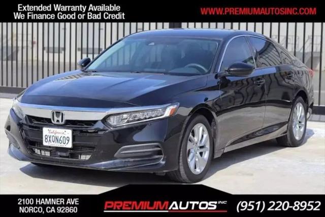 2019 Honda Accord LX for sale in Norco, CA
