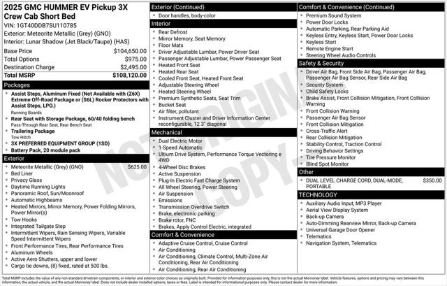 2025 GMC HUMMER EV 3X