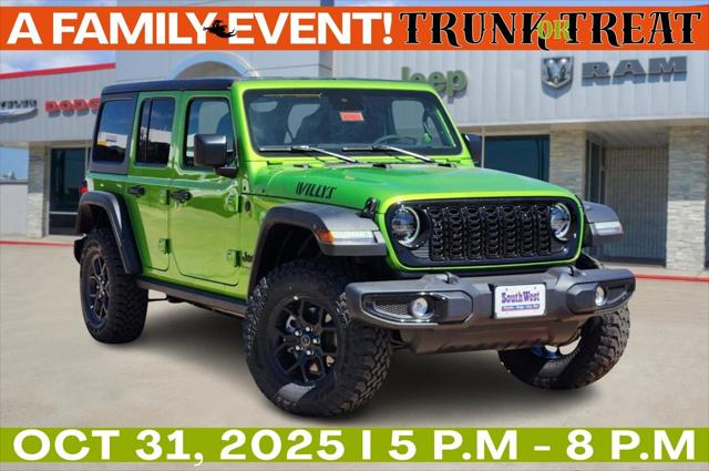 2025 Jeep Wrangler WRANGLER 4-DOOR WILLYS 2025 Jeep Wrangler WRANGLER 4-DOOR WILLYS