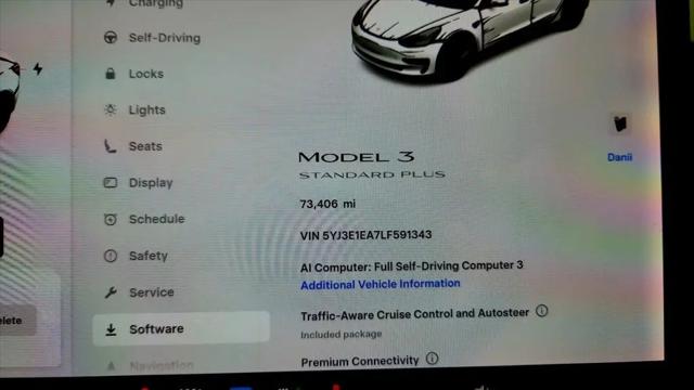 2020 Tesla Model 3 Standard Range Plus Rear-Wheel Drive