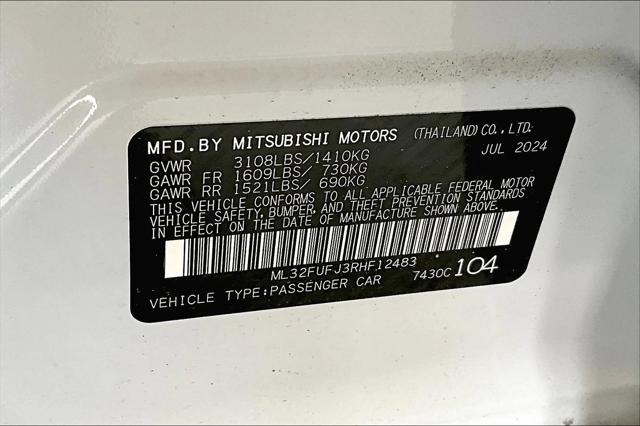 2024 Mitsubishi Mirage G4 ES