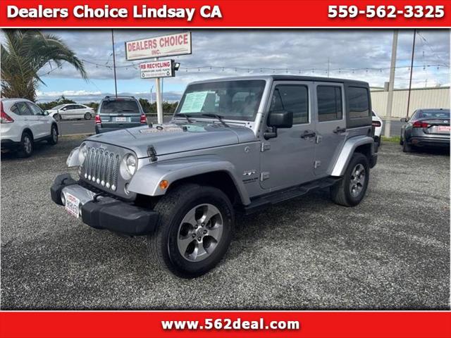 2016 Jeep Wrangler Unlimited Sahara for sale in Lindsay, CA