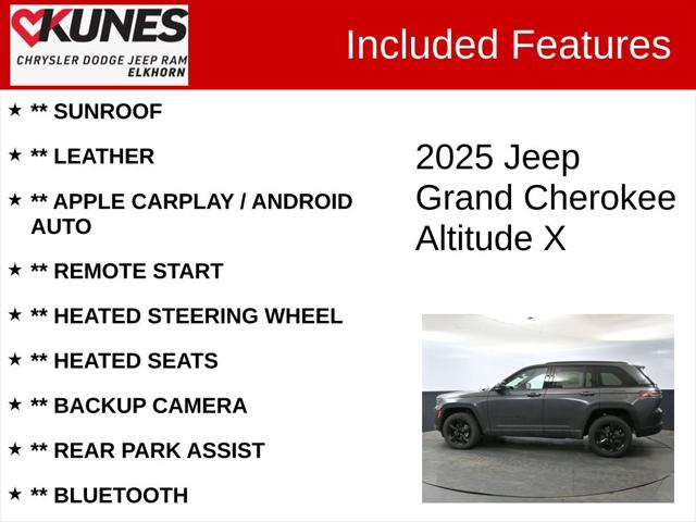 2025 Jeep Grand Cherokee GRAND CHEROKEE ALTITUDE X 4X4