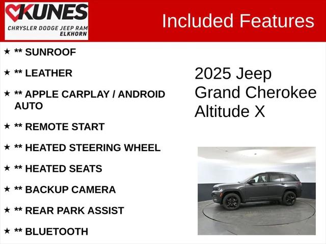 2025 Jeep Grand Cherokee GRAND CHEROKEE ALTITUDE X 4X4