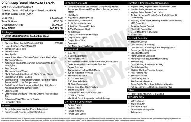 2023 Jeep Grand Cherokee Laredo 4x2