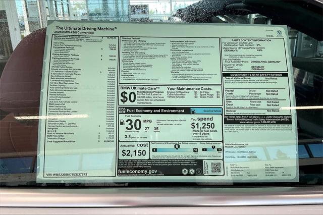 2025 BMW 4 Series 430i