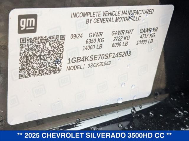 2025 Chevrolet Silverado 3500HD Work Truck