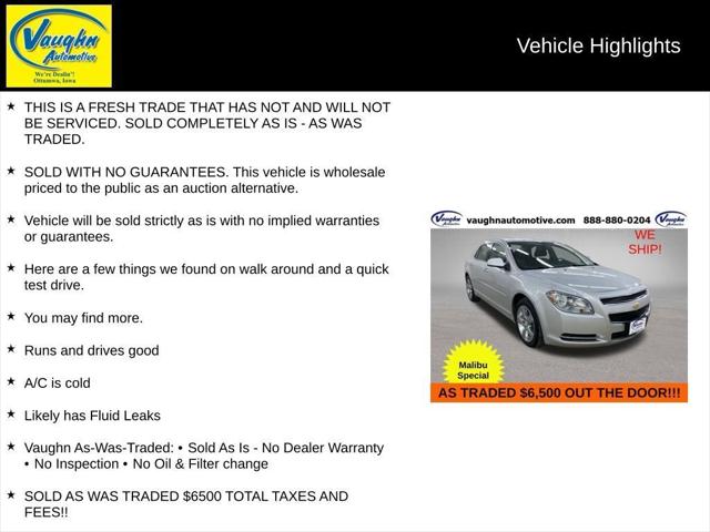 2012 Chevrolet Malibu 2LT
