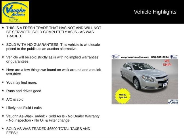 2012 Chevrolet Malibu 2LT