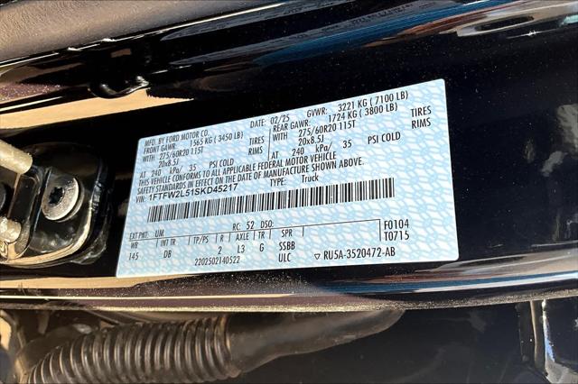 New 2025 Ford F-150 For Sale in Lubbock, TX