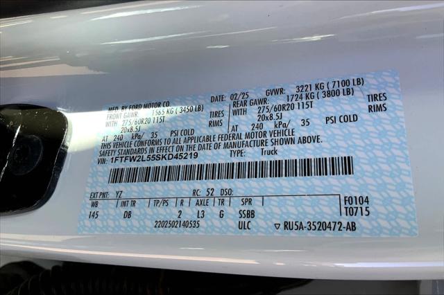 New 2025 Ford F-150 For Sale in Lubbock, TX