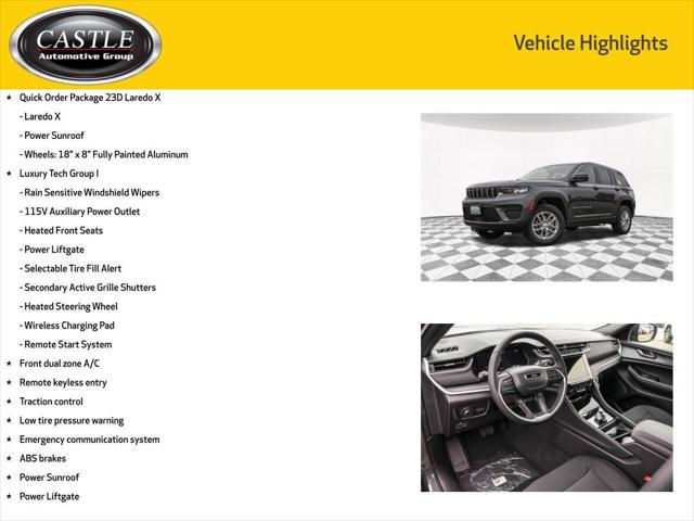 2025 Jeep Grand Cherokee GRAND CHEROKEE LAREDO X 4X4