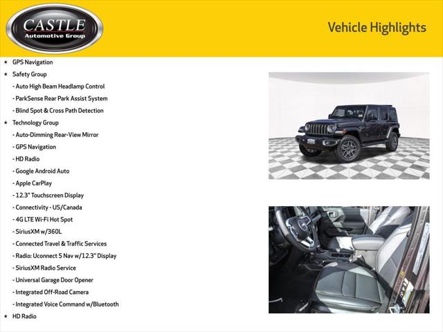 2025 Jeep Wrangler WRANGLER 4-DOOR SAHARA
